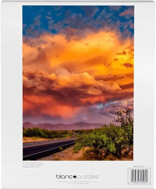 Buffalo Games - Chuck Jentile - Desert Clouds, Arizona - 500 Piece Jigsaw Puzzle for Adults -Challenging Puzzle Perfect for Game Nights - Finished Size is 21.25 x 15.00 - Image 3