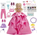 like Nastia Deluxe Princess Nastia Doll - 8-inch Doll with 50 Mystery Surprises Including Removable Fashions, Stickers, Gems, Purses, Jewelry Charms, and More - Amazon Exclusive - Image 2