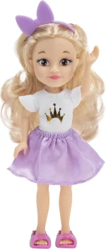like Nastia Deluxe Princess Nastia Doll - 8-inch Doll with 50 Mystery Surprises Including Removable Fashions, Stickers, Gems, Purses, Jewelry Charms, and More - Amazon Exclusive - Image 3