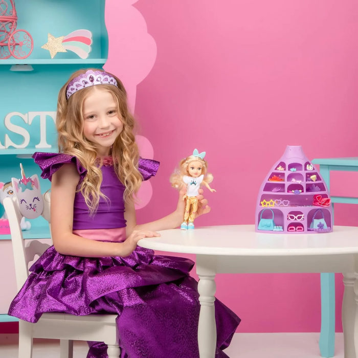 like Nastia Deluxe Princess Nastia Doll - 8-inch Doll with 50 Mystery Surprises Including Removable Fashions, Stickers, Gems, Purses, Jewelry Charms, and More - Amazon Exclusive - Image 6