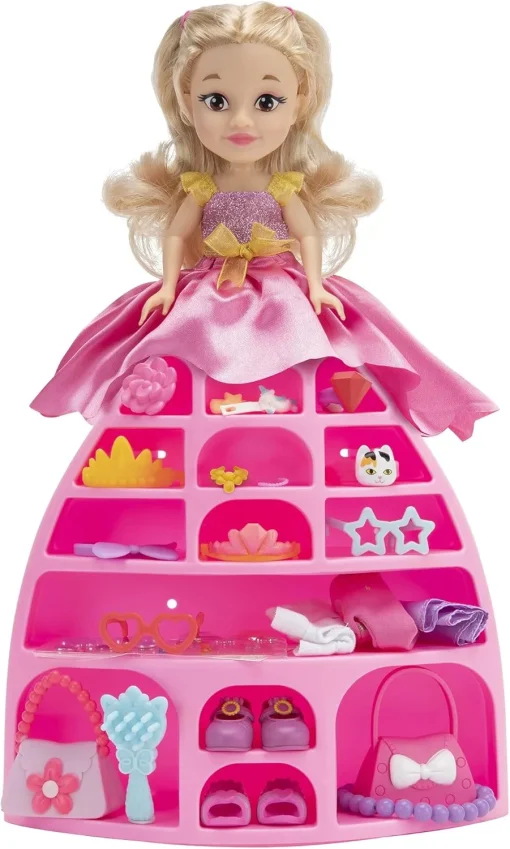 like Nastia Deluxe Princess Nastia Doll - 8-inch Doll with 50 Mystery Surprises Including Removable Fashions, Stickers, Gems, Purses, Jewelry Charms, and More - Amazon Exclusive - Image 10