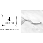 Amazon Basics Lightweight 2 Piece Microfiber Duvet Cover Set with Zipper Closure, Twin/Twin XL, Bright White, Solid - Image 6