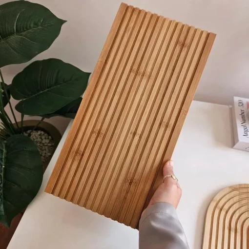 Bamboo Wood Stand for Cups and Mugs - Table Aesthetic and Accessories Organizer - Perfect for Professional Photography - Generic - Image 8