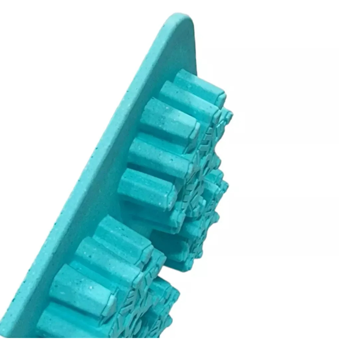 Trudeau Silicone Muffin Mold Jumbo Snowflake Easy Release Cupcake Pan - Image 4