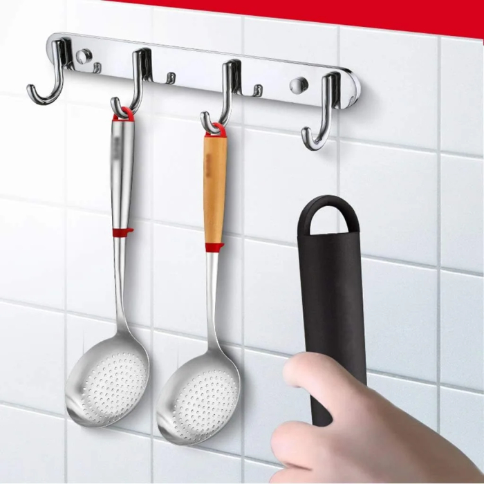 SUPOR Strainer Stainless Steel Colander Serving Spoons, Ladle Set Colander with Red Anti-scald Silicone Ring Kitchen Tool 14.4"x 4.8" (Silver) Skimmer Ladle - Image 6