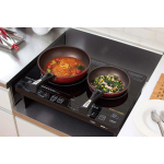 Iris Ohyama "Diamond - Coated" IH - Compatible Frying Pan Set with Removable Handles (Orange) - Image 5