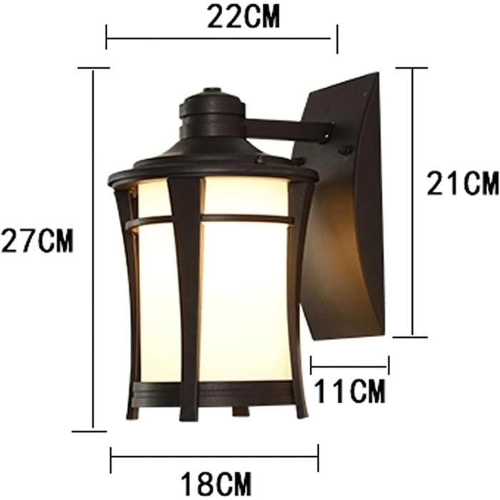 Generic Modern Metal Outdoor Wall Lights, Led Wall Sconce Light Fixtures, Waterproof Exterior Wall Light Fixtures, Wall Mounted Lamps, Porch&Patio Light, Hallway Stairs Gardens - Image 7