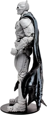 McFarlane Toys, 7-Inch DC Direct Black Adam Gold Label Batman Action (Line Art Variant) Figure with 22 Moving Parts, Collectible DC Black Adam Comic Figure with Unique Comic Book – Ages 12+ - Image 8