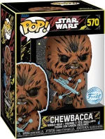 Funko Pop! Star Wars: Retro Series - Chewbacca, Special Edition Exclusive Vinyl Bobblehead #570 - Image 2