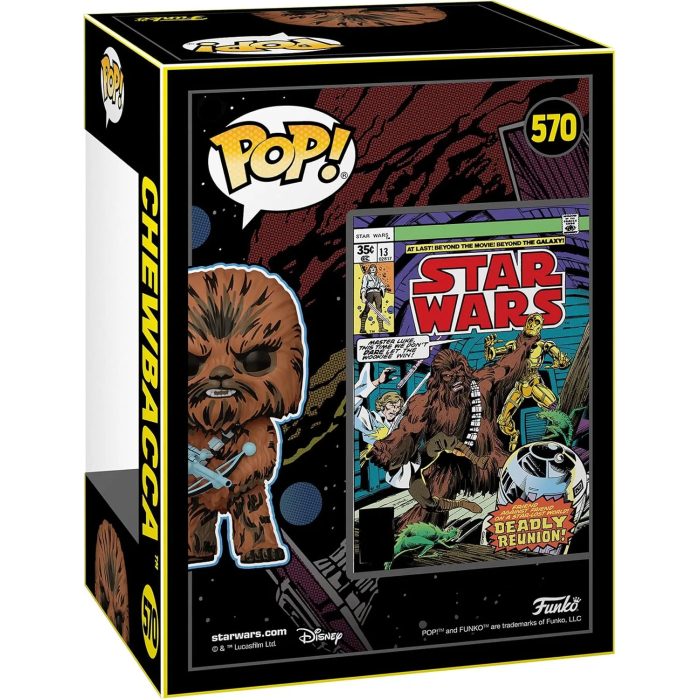 Funko Pop! Star Wars: Retro Series - Chewbacca, Special Edition Exclusive Vinyl Bobblehead #570 - Image 3