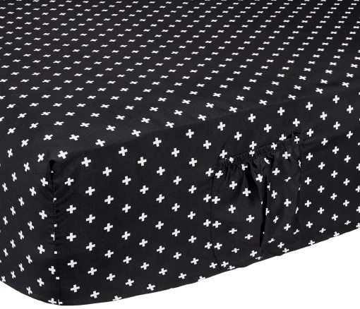 AmazonBasics College Dorm Microfiber Sheet Set with Elastic Pockets - Queen, Black Plus's - Image 5