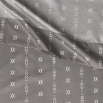 AmazonBasics College Dorm Microfiber Sheet Set with Elastic Pockets - Queen, Grey Simple Stripe - Image 4