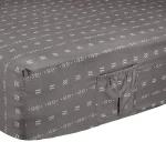 AmazonBasics College Dorm Microfiber Sheet Set with Elastic Pockets - Queen, Grey Simple Stripe - Image 5