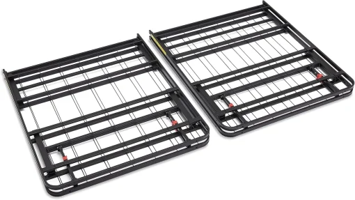 Amazon Basics Bed Frame with Storage, Foldable Metal Platform, Sturdy Steel, No Box Spring Needed, 14 inches High, Tool-Free Setup, Full Size, Black - Image 6