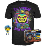 Funko Pop! & Tee: Motu - Evil Lyn - Glow in The Dark - Large - (L) - Masters of The Universe - T-Shirt - Clothes with Collectable Vinyl Figure - Gift Idea - Toys and Short Sleeve Top for Adults Men