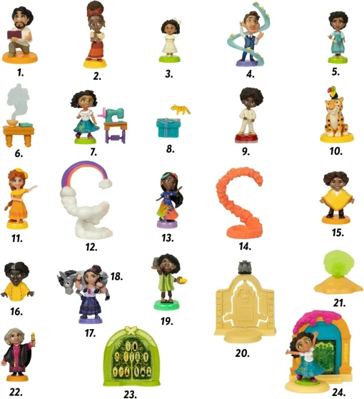 Madrigal Family Surprises Advent Calendar Includes 14 Madrigal Family Member Figurines & 13 Accessories, 24 Days of Surprises! - Image 3