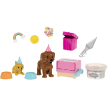 Barbie Doll (11.5-Inch Blonde) and Puppy Party Playset with 2 Pet Puppies, Dough, Cake Mold and Accessories, Gift for 3 to 7 Year Olds - Image 6
