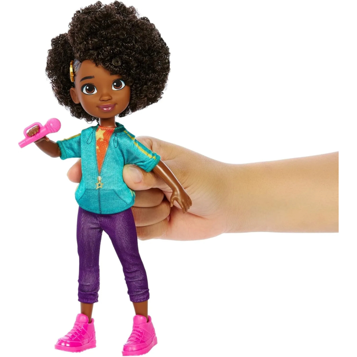 Mattel Karma’s World Karma Grant Doll with Microphone Accessory - Image 3