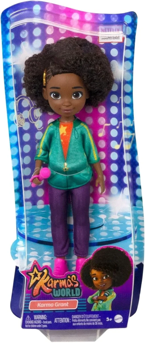 Mattel Karma’s World Karma Grant Doll with Microphone Accessory - Image 6