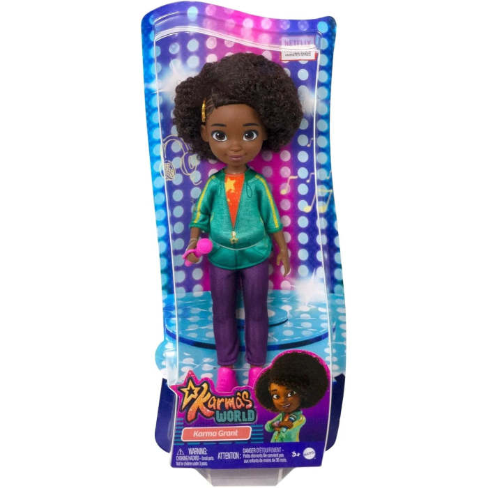 Mattel Karma’s World Karma Grant Doll with Microphone Accessory - Image 6