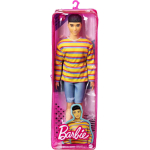 Barbie ​ Ken Fashionistas Doll 175 with Sculpted Brunette Hair and Polo Shirt, Toy for Kids 3 to 8 Years Old GRB91, Multi colour - Image 6