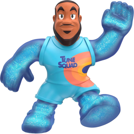 Heroes of Goo JIT Zu – Space Jam: A New Legacy - 5" Stretchy Goo Filled Action Figure - Lebron James (Power Up)