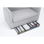 Amazon Basics Bed Frame with Storage, Foldable Metal Platform, Sturdy Steel, No Box Spring Needed, 14 inches High, Tool-Free Setup, Full Size, Black - Image 12