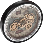 Wall clock WORLD MAP ANTIQUE with moving gears D. 60cm Formano - Image 4