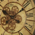 Metallic Round Wall Clock - Image 3