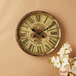 Metallic Round Wall Clock - Image 5
