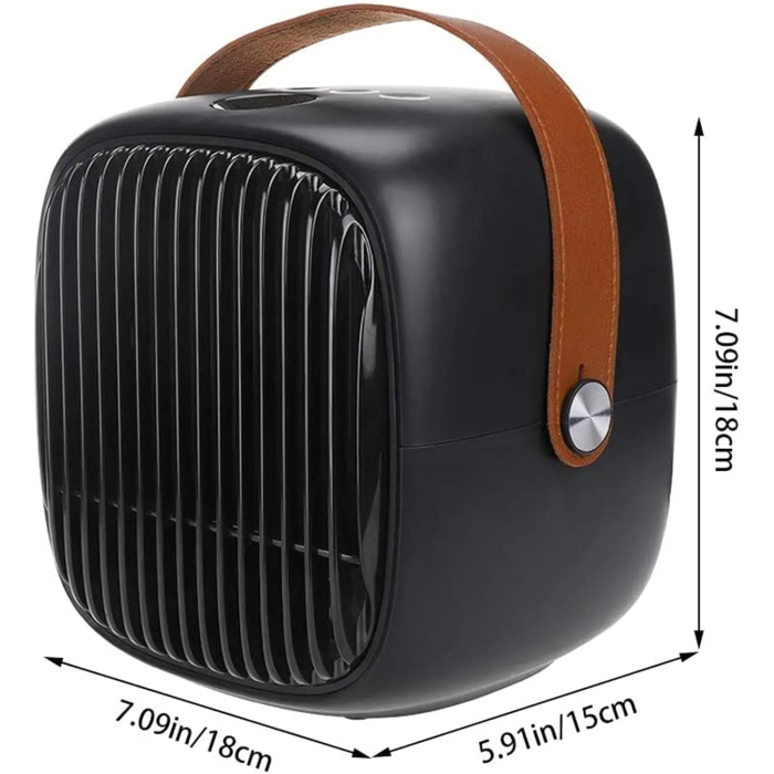 room Heater - 500W Adjustable Electric Heaters Portable Thermostat Multifunctional PTC Fast Heating and Fan Ceramic Desk Heater with Digital Display - Image 4