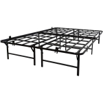 Tower Metal Bed Frame, King Size, 14" Height, Non-Slip Design, Silent Design, Metal Platform Bed, Easy Assembly, No Box Spring Required, Black (King) - Image 7