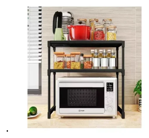 3-Tier Microwave Oven Organizer Rack - Image 2