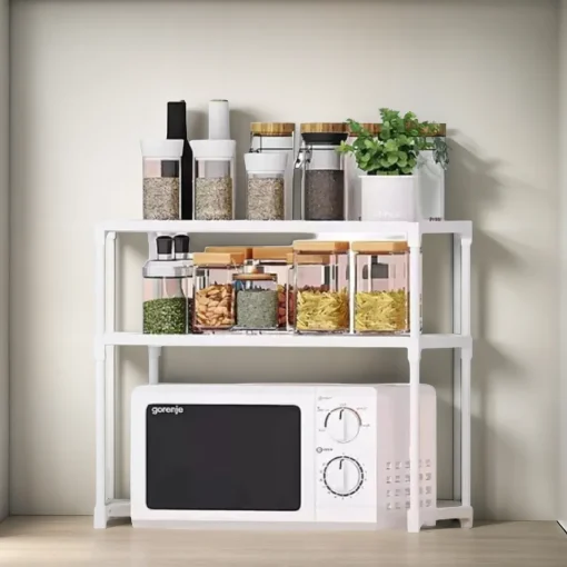 3-Tier Microwave Oven Organizer Rack - Image 3