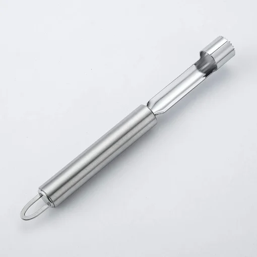 Apple Corer, Newness Premium Apple Corer Remover, Stainless Steel Apple or Pear Core Remover Tool for Home & Kitchen with Sharp Serrated Blade - Image 2