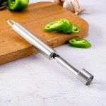 Apple Corer, Newness Premium Apple Corer Remover, Stainless Steel Apple or Pear Core Remover Tool for Home & Kitchen with Sharp Serrated Blade - Image 7