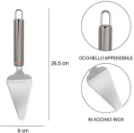 Stainless Steel Corner Spatula, Angled Spatula, Spatula for Lubricating, Dough Scraper for Cakes, Cupcakes and Pastries - Image 3