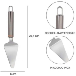 Stainless Steel Corner Spatula, Angled Spatula, Spatula for Lubricating, Dough Scraper for Cakes, Cupcakes and Pastries - Image 3