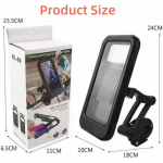 Waterproof Motorcycle Phone Holder Vibration Resistant Mount for Mobile Phone Mountain Bike Mount for Cell Phone Phone Models Under 7 Inches