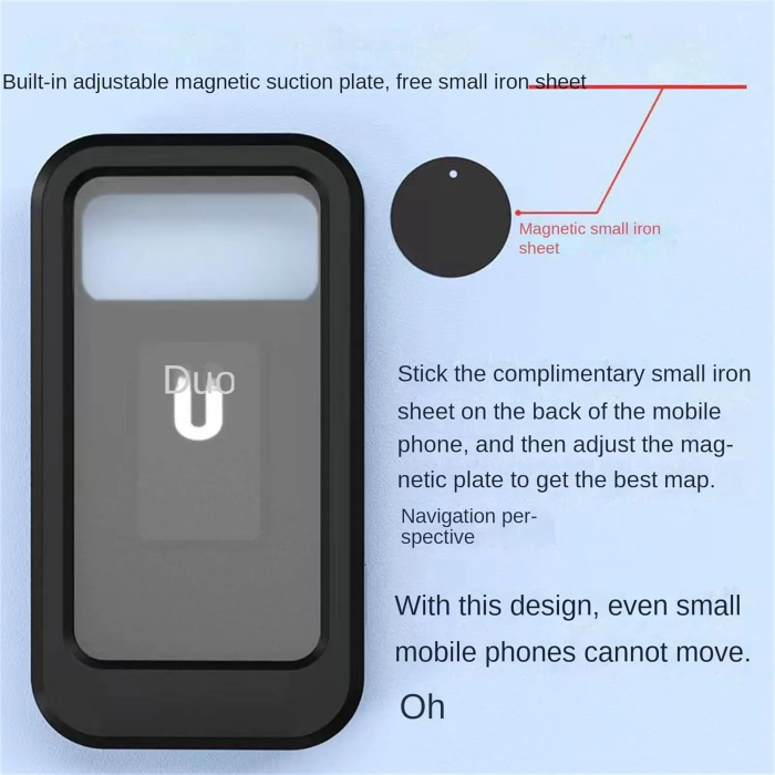 Waterproof Motorcycle Phone Holder Vibration Resistant Mount for Mobile Phone Mountain Bike Mount for Cell Phone Phone Models Under 7 Inches - Image 8