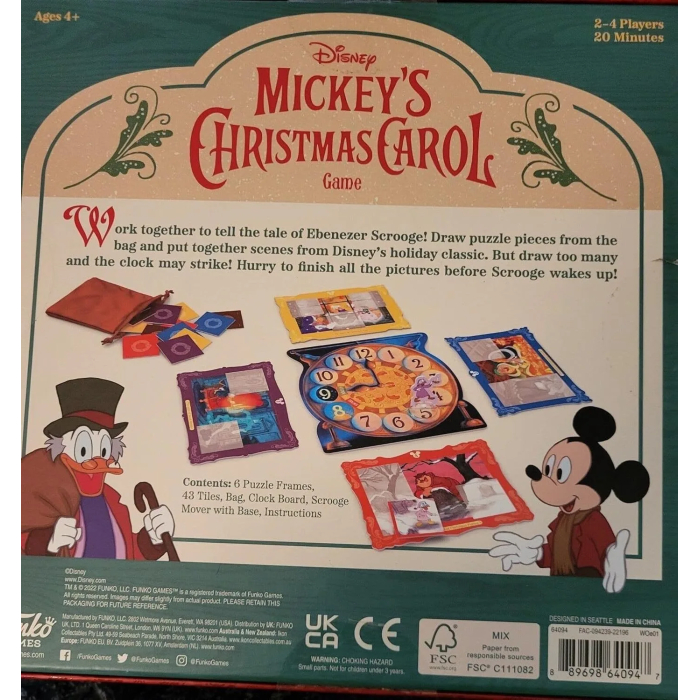 Funko Mickey's Christmas Carol Game - Image 4