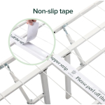 ZINUS SmartBase Tool-Free Assembly Mattress Foundation, 14 Inch Metal Platform Bed Frame, No Box Spring Needed, Sturdy Steel Frame, Underbed Storage, White, Queen - Image 7