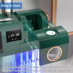 TINS UV Sanitizer Toothbrush for Bathroom, UV Sanitizer Toothbrush Holder, Wall Teeth, Automatic Toothpaste Dispenser, Toothbrush Organizer, USB Charging, 2000 mAh Battery-Green - Image 4