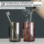 Toothbrush Holder for Bathroom Wall Mounted - Toothbrush Holders - Bathroom Toothbrush Holder Set - Bathroom Organizer Storage Accessories Set for Kids with Magnetic Cup and Toothbrush Organizer Slots - Image 6