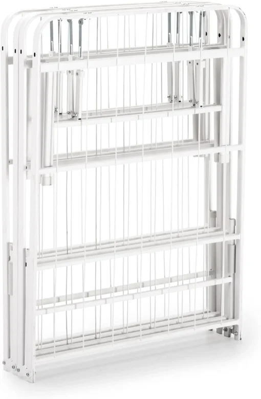 ZINUS SmartBase Tool-Free Assembly Mattress Foundation, 14 Inch Metal Platform Bed Frame, No Box Spring Needed, Sturdy Steel Frame, Underbed Storage, White, Queen - Image 11