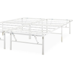 ZINUS SmartBase Tool-Free Assembly Mattress Foundation, 14 Inch Metal Platform Bed Frame, No Box Spring Needed, Sturdy Steel Frame, Underbed Storage, White, Queen - Image 15