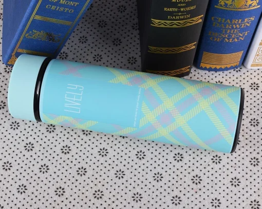 Style Homes Double Wall Vacuum Insulated Stainless Steel Thermos BPA Free Travel Water Bottle 480ml - Hot & Cold for 12 Hours, Sky Blue (Levelly) - Image 7