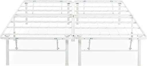 ZINUS SmartBase Tool-Free Assembly Mattress Foundation, 14 Inch Metal Platform Bed Frame, No Box Spring Needed, Sturdy Steel Frame, Underbed Storage, White, Queen - Image 16
