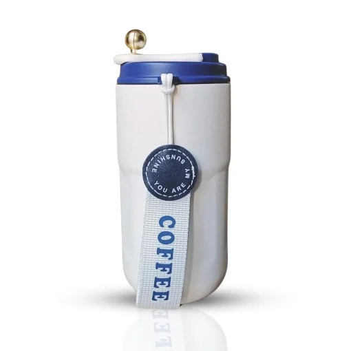 Yelona Insulated Vacuum Coffee Tumbler | Flask With 6-Hour Temperature Lock-In Technology - (420 Ml, Brown) - Stainless Steel - Image 10