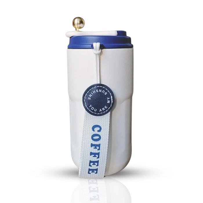 Yelona Insulated Vacuum Coffee Tumbler | Flask With 6-Hour Temperature Lock-In Technology - (420 Ml, Brown) - Stainless Steel - Image 10